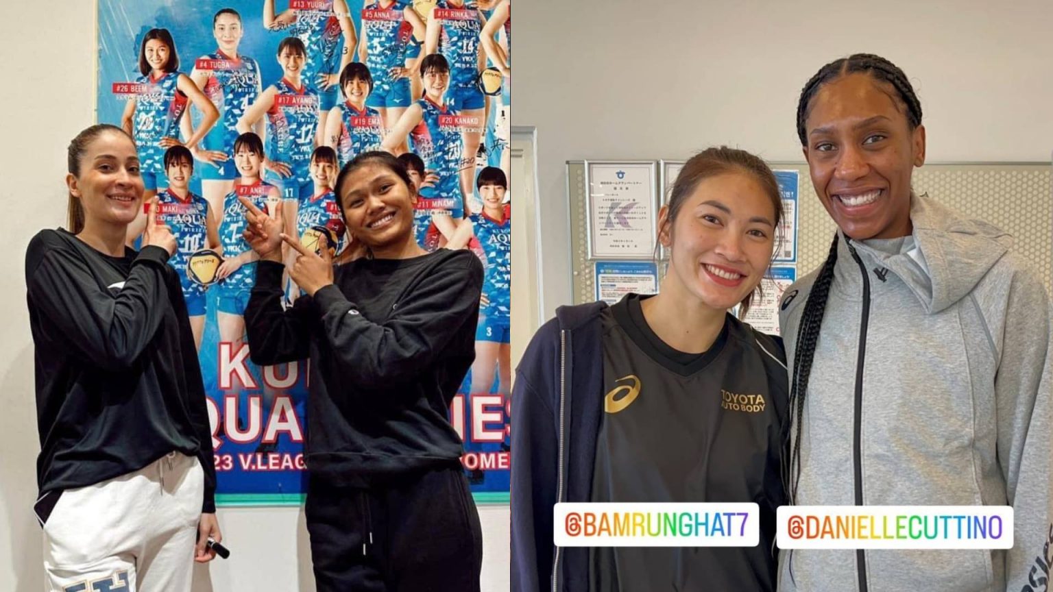 4 นักตบลูกยางสาวไทย พร้อมโชว์พลังตบ ศึกวี.ลีกญี่ปุ่น ฤดูกาลใหม่