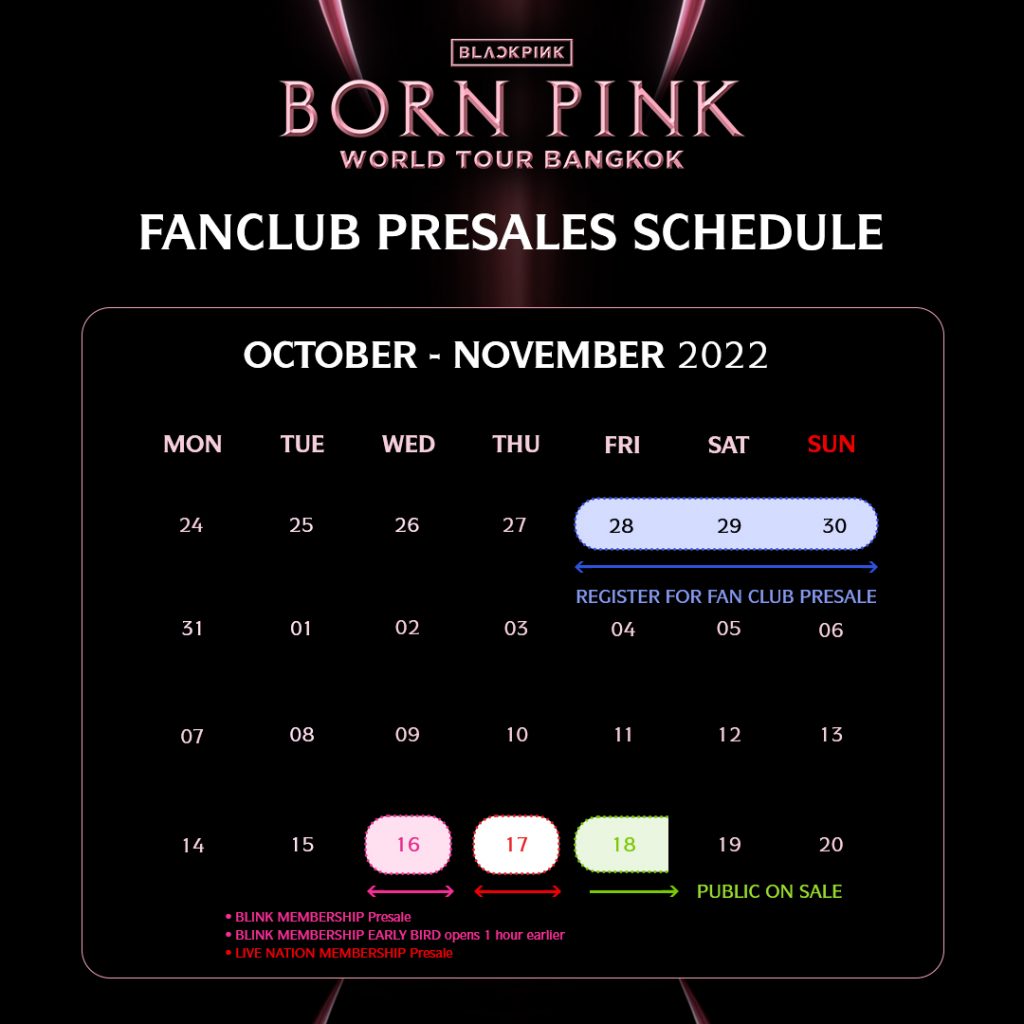 BLACKPINK WORLD TOUR [BORN PINK] BANGKOK 