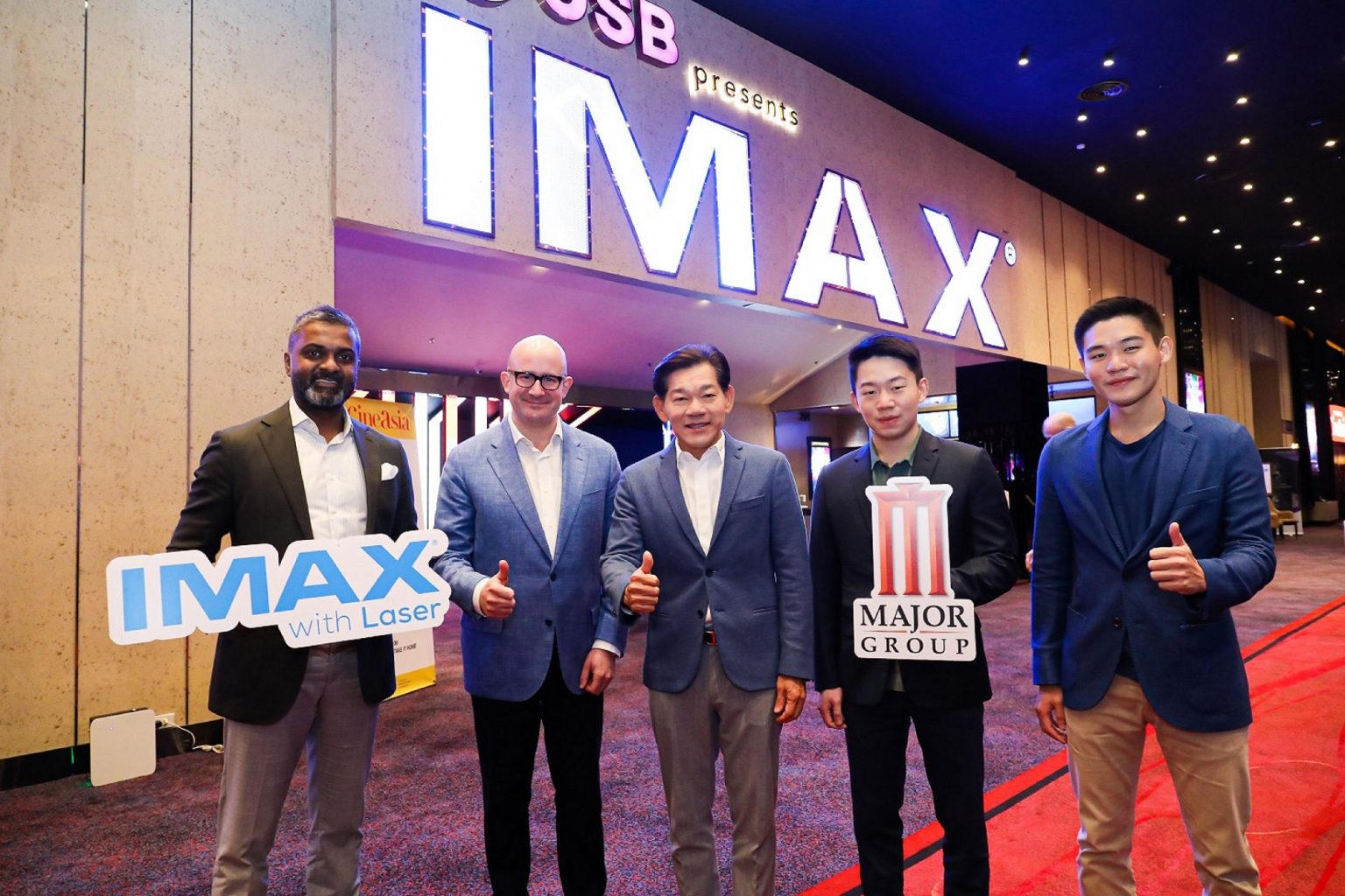 “เมเจอร์” นำเข้านวัตกรรมการดูหนังกับระบบฉาย “IMAX with Laser” สุดคมชัด บนจอใหญ่ที่สุดในไทย