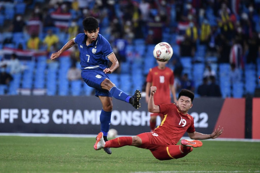 ไทย ชุดยู-23 ปี แพ้เวียดนาม ในรายการชิงแชมป์อาเซียน 2022