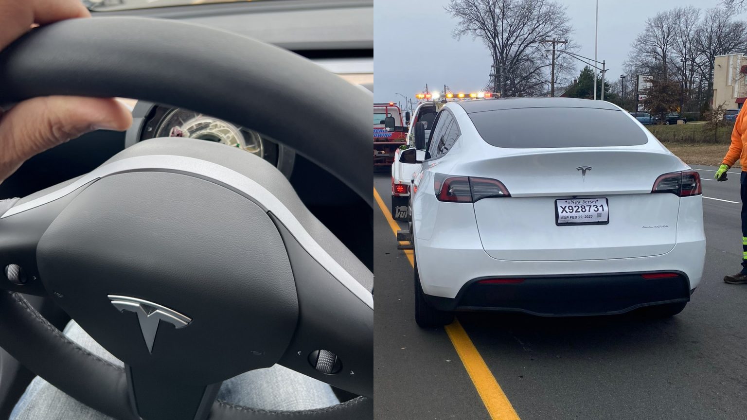 Tesla Model Y ขับมาขับไป พวงมาลัยหลุดซะงั้น