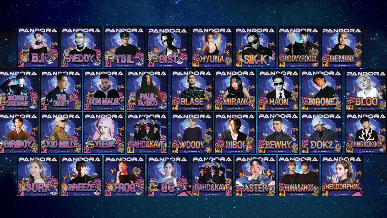 PANDORA FESTIVAL 2023 เปิดไลน์อัพ 2 วันปังไม่ไหว!