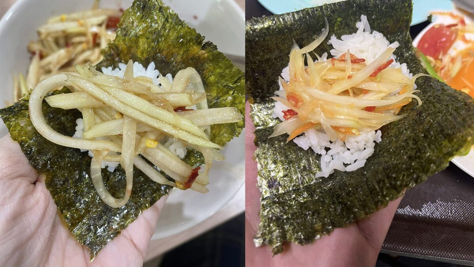 ทีเด็ดความแซ่บ! หนุ่มญี่ปุ่นเผย วิธีกินส้มตำแบบใหม่