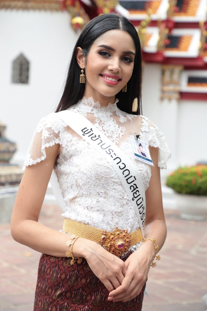 วีนา ในการประกวด Miss Universe Thailand 2018
