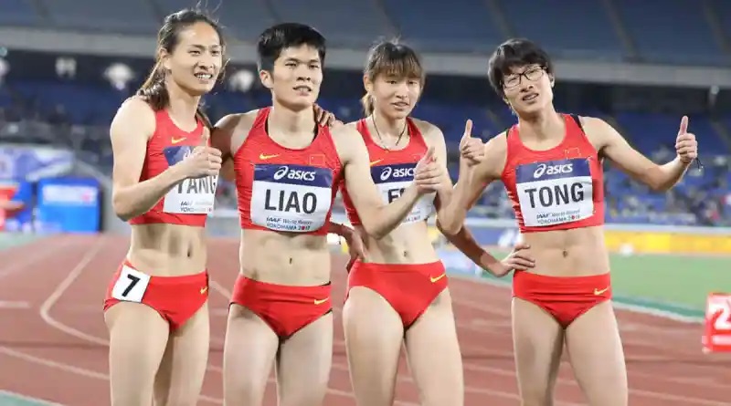 ทีม 4x400 เมตรหญิงของจีน