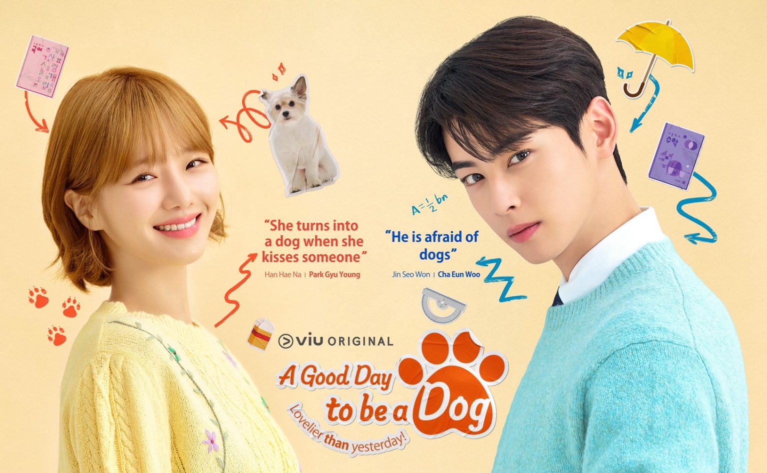“ชาอึนอู” ควง “พัคกยูยอง” โปรยเสน่ห์เกินต้าน ในซีรีส์ฟีลกู้ด “A Good Day To Be A Dog”