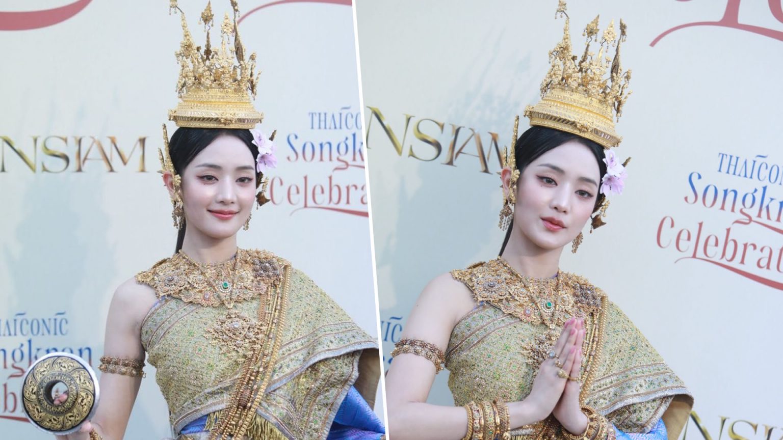 มินนี่ (G)I-DLE แต่งชุดนางสงกรานต์ มโหธรเทวี พร้อมเครื่องทรงเต็มยศเป็นครั้งแรก