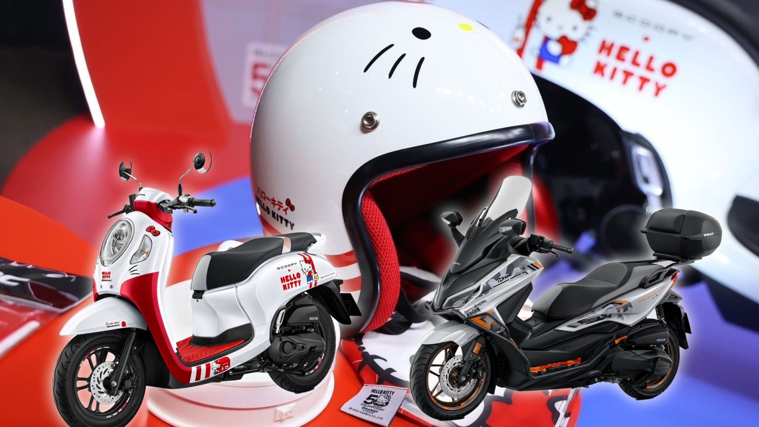 ไทยฮอนด้า เอาใจคนรุ่นใหม่ เปิดตัว ‘New Honda FORZA350’- ‘Honda Scoopy Hello Kitty Limited Edition’