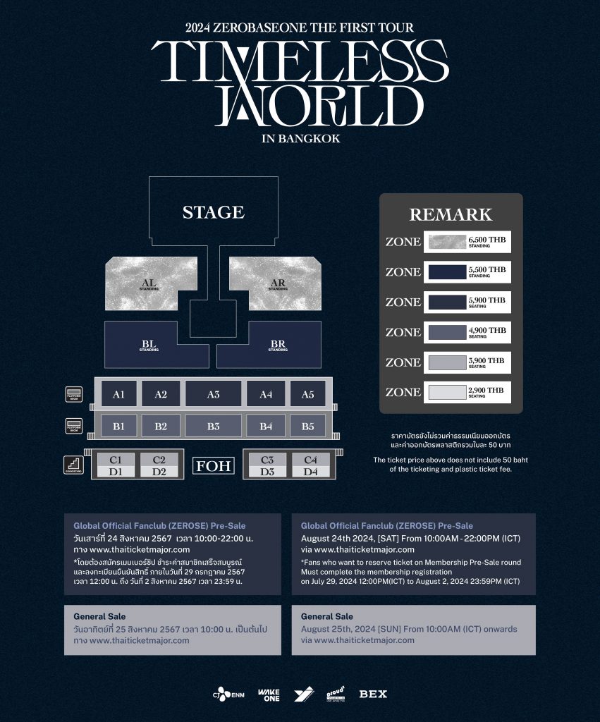 2024 ZEROBASEONE THE FIRST TOUR [TIMELESS WORLD] IN BANGKOK