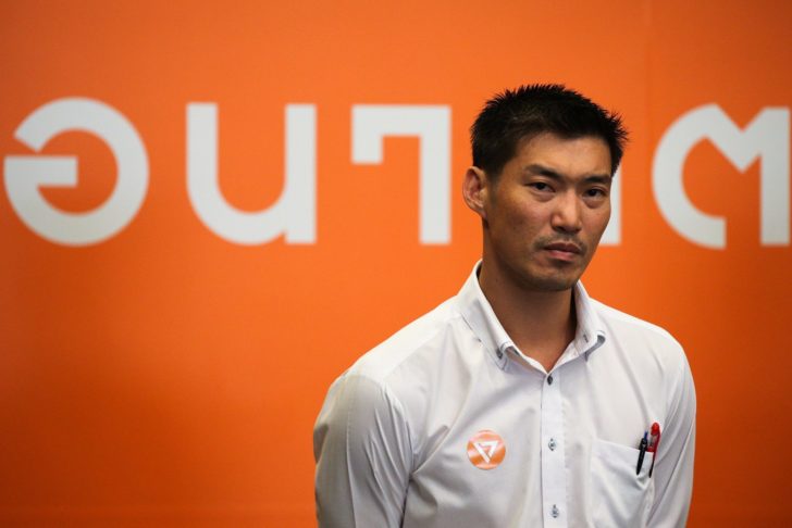 Thanathorn Juangroongruangkit, the founder of Thailand's Future Forward Party, looks on during the launch of the party in Bangkok, Thailand, March 15, 2018. REUTERS/Athit Perawongmetha