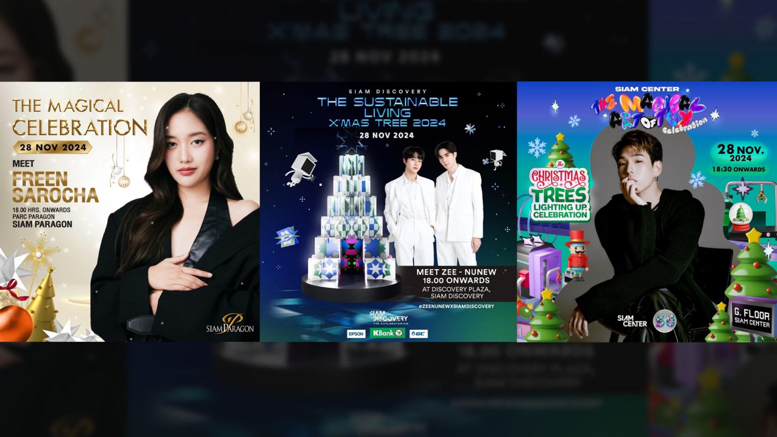 ทัพศิลปินดังร่วมฉลองเทศกาลแห่งความสุข 3 สไตล์ ใน “The World’s Best Destination for Celebration Experiences”