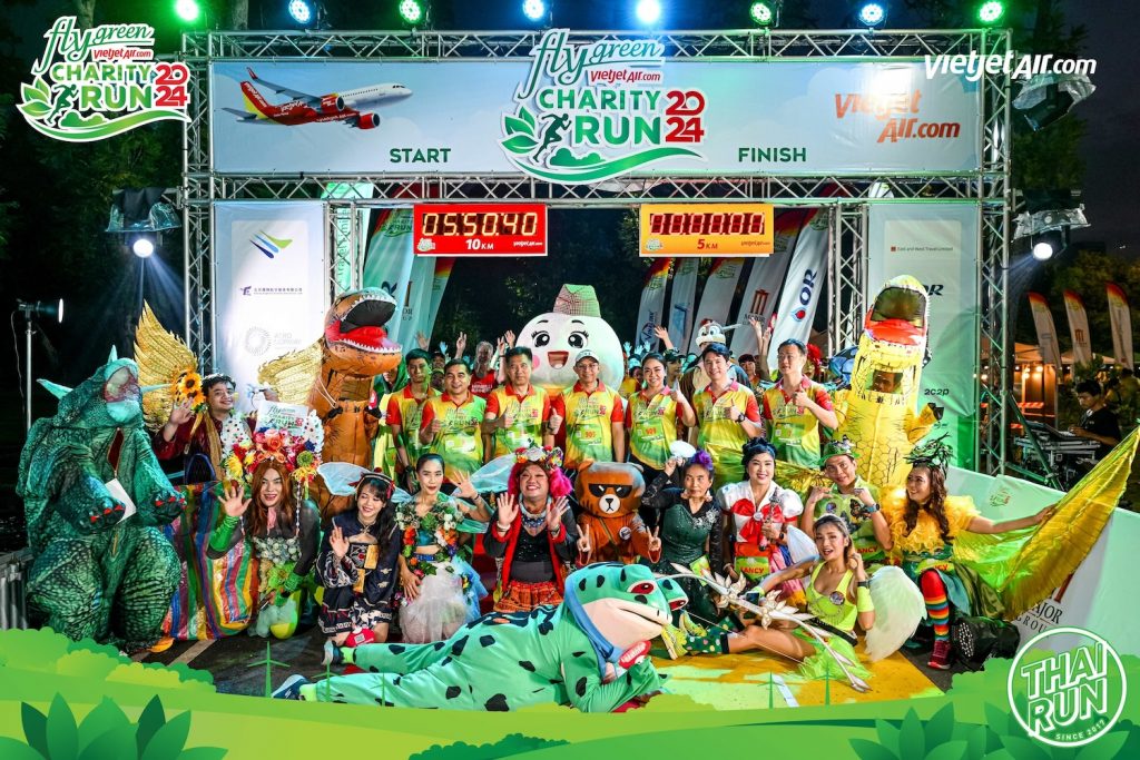 เวียตเจ็ทไทยแลนด์จัดวิ่งการกุศล ‘Fly Green Charity Run 2024’