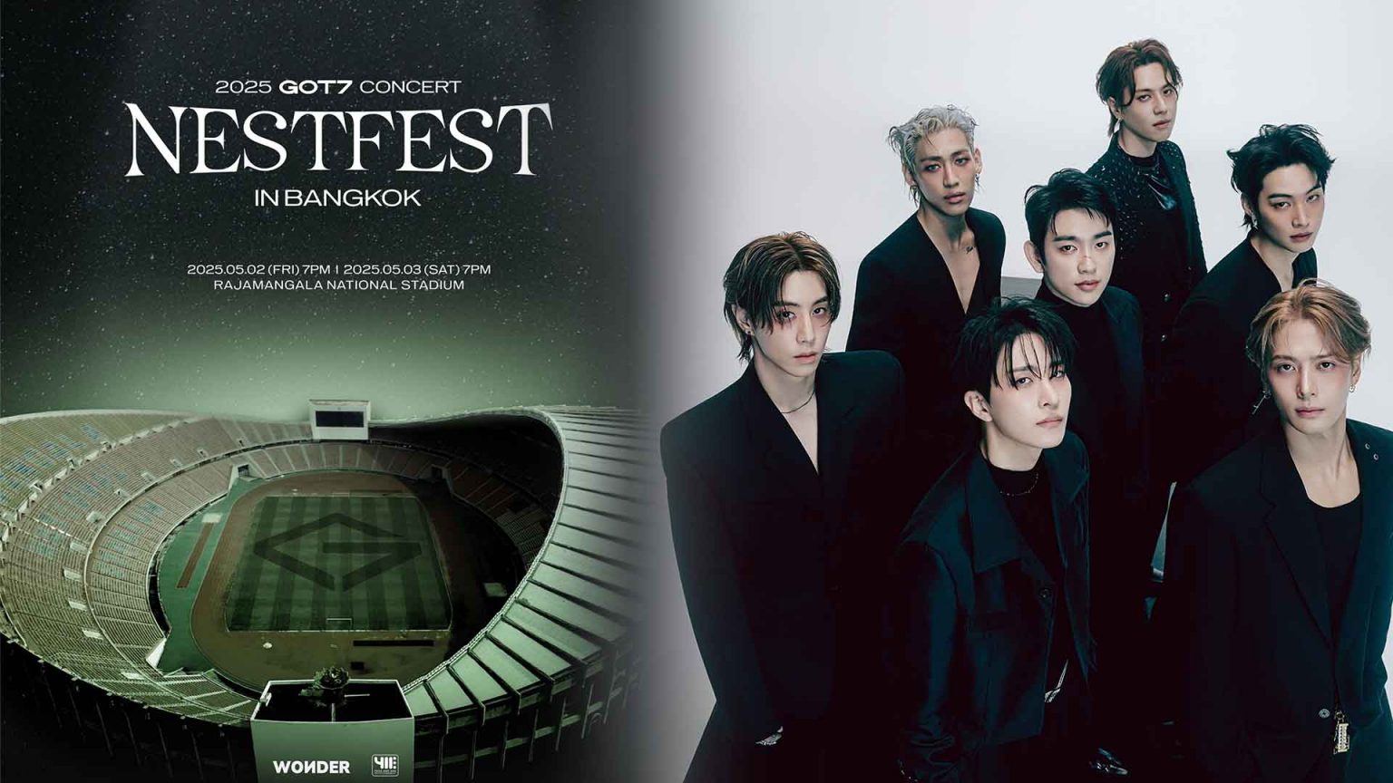 GOT7 บุคคลที่ทำให้รู้ว่า คำสัญญามีอยู่จริง 𝟐𝟎𝟐𝟓 𝐆𝐎𝐓𝟕 𝐂𝐎𝐍𝐂𝐄𝐑𝐓 <𝐍𝐄𝐒𝐓𝐅𝐄𝐒𝐓> 𝐢𝐧 𝐁𝐀𝐍𝐆𝐊𝐎𝐊