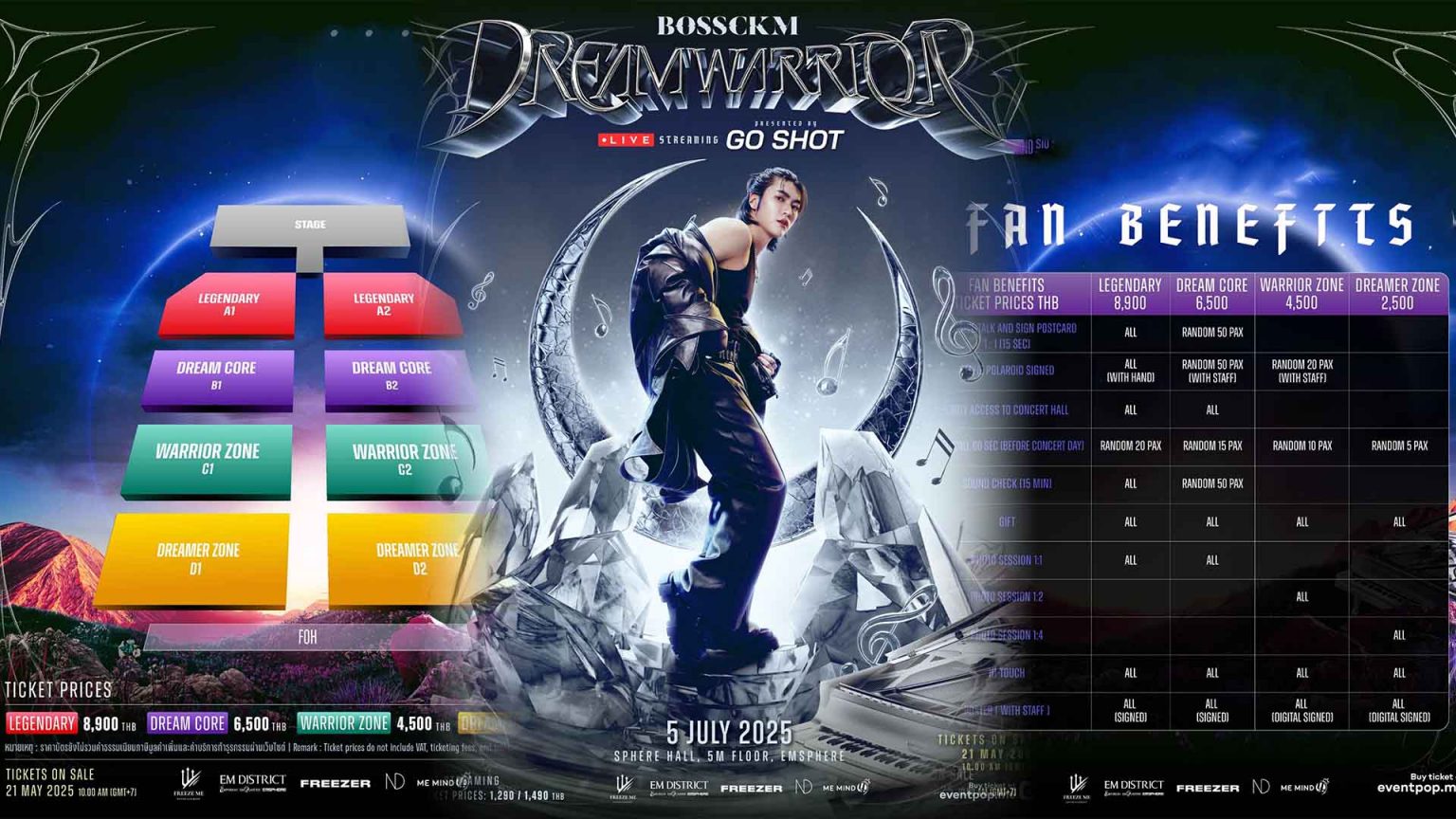 “บอส ชัยกมล” อยากชวนคุณมาสัมผัสตัวตนที่เต็มไปด้วยความฝันในงาน “BOSSCKM DREAM WARRIOR CONCERT”