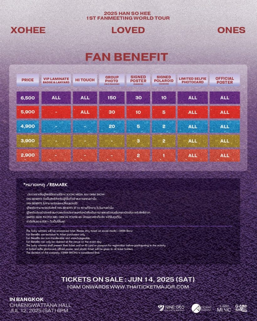 2025 HAN SO HEE 1ST FANMEETING WORLD TOUR