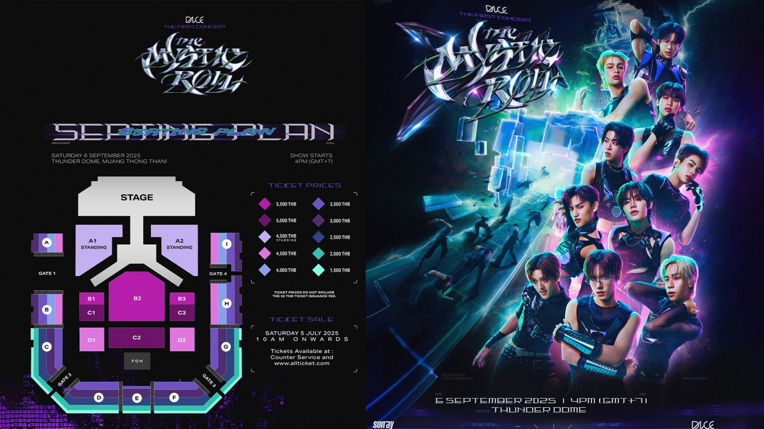 5 กรกฎาคมนี้! เตรียมกดบัตร “DICE THE FIRST CONCERT : THE MYSTIC ROLL” คอนเสิร์ตใหญ่ครั้งแรกของ DICE