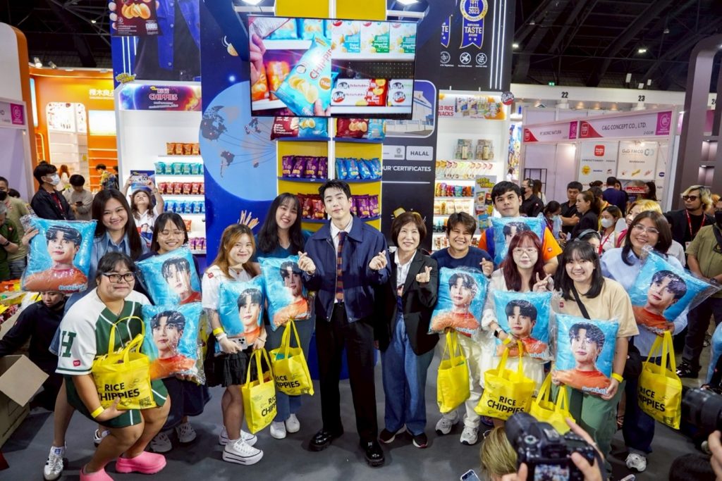 ไวด์ เฟธ ฟู้ด โชว์ศักยภาพนวัตกรรมขนมข้าวอบกรอบ ในงาน THAIFEX – Anuga Asia 2025