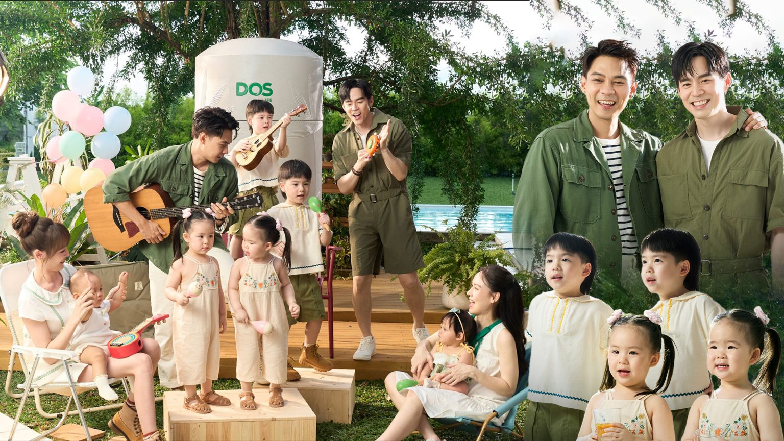 “DOS Life” เล่นใหญ่! ชวน 2 ครอบครัว “บีม-แดน” เป็นแบรนด์พรีเซ็นเตอร์ แคมเปญ “Together DOS!”