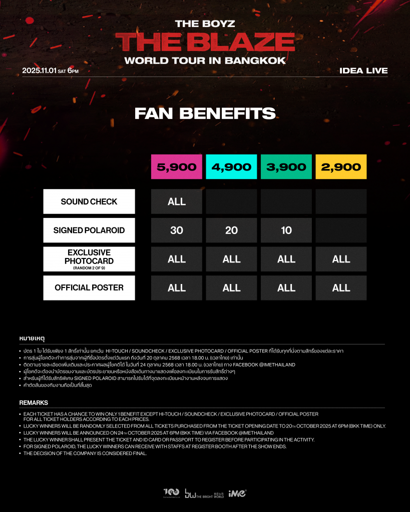 THE BOYZ WORLD TOUR in BANGKOK
