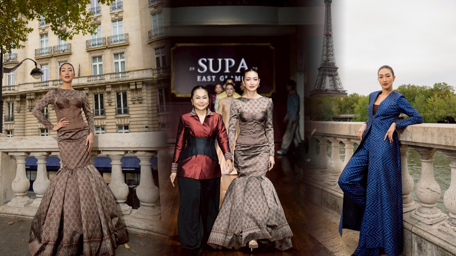 แพนเค้ก เขมนิจ ร่วมเดินแบบบนรันเวย์ Paris City Fashion Week 2025 กับแบรนด์ไทย SUPA East Glamor