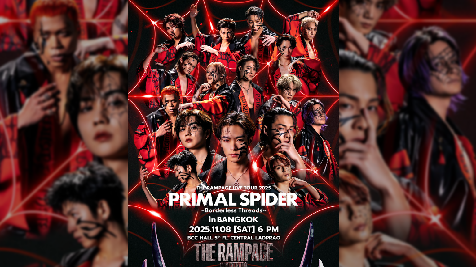 16 หนุ่ม “THE RAMPAGE” ซุ่มฟิตไฮไลท์เด็ด พร้อมบินตรงสู่ไทยครั้งแรก