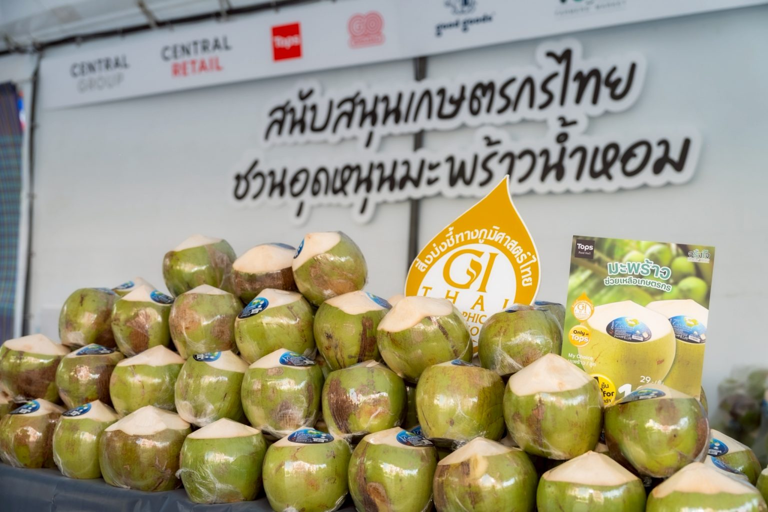 “กลุ่มเซ็นทรัล” พร้อมบริษัทในเครือขับเคลื่อนการบริโภค “มะพร้าวน้ำหอมไทย” อย่างยั่งยืน