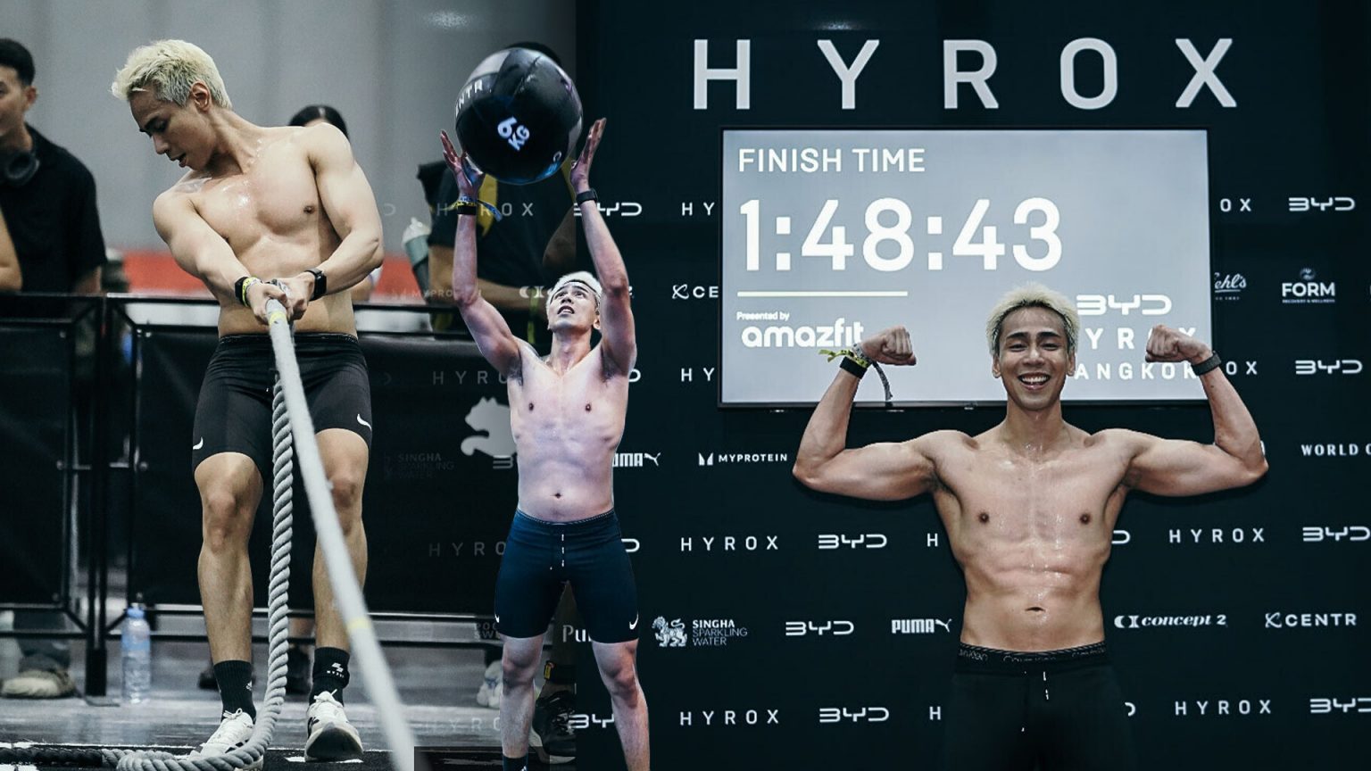 “เซน Paper Planes” โชว์ฟิต!! ลงแข่ง HYROX ครั้งแรก จบเวลา 1:48 ชั่วโมง