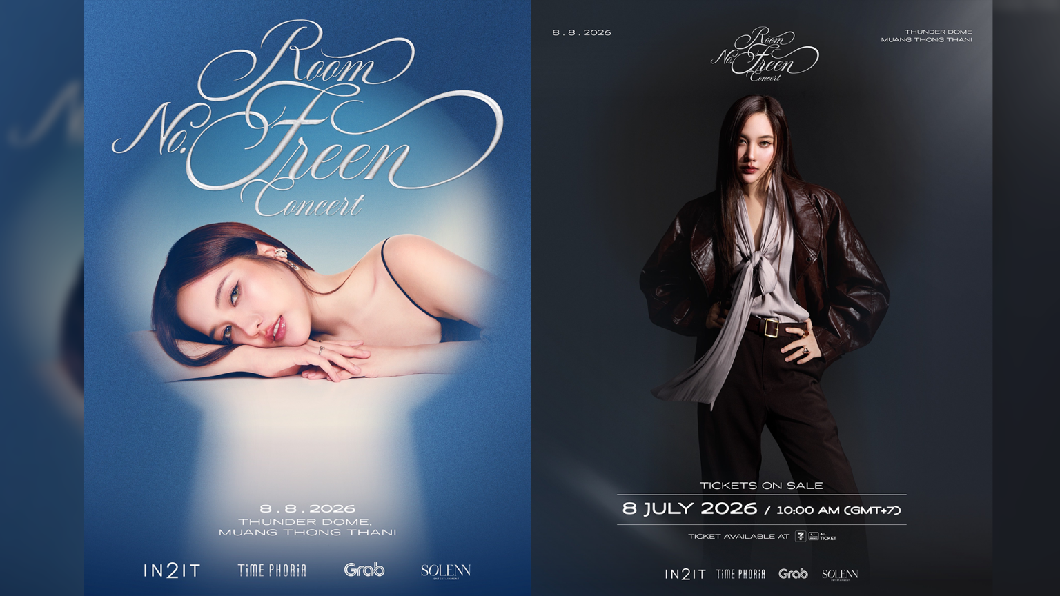 “ฟรีน สโรชา” เตรียมจัดคอนเสิร์ตเดี่ยวครั้งแรก “ROOM NO. FREEN CONCERT”