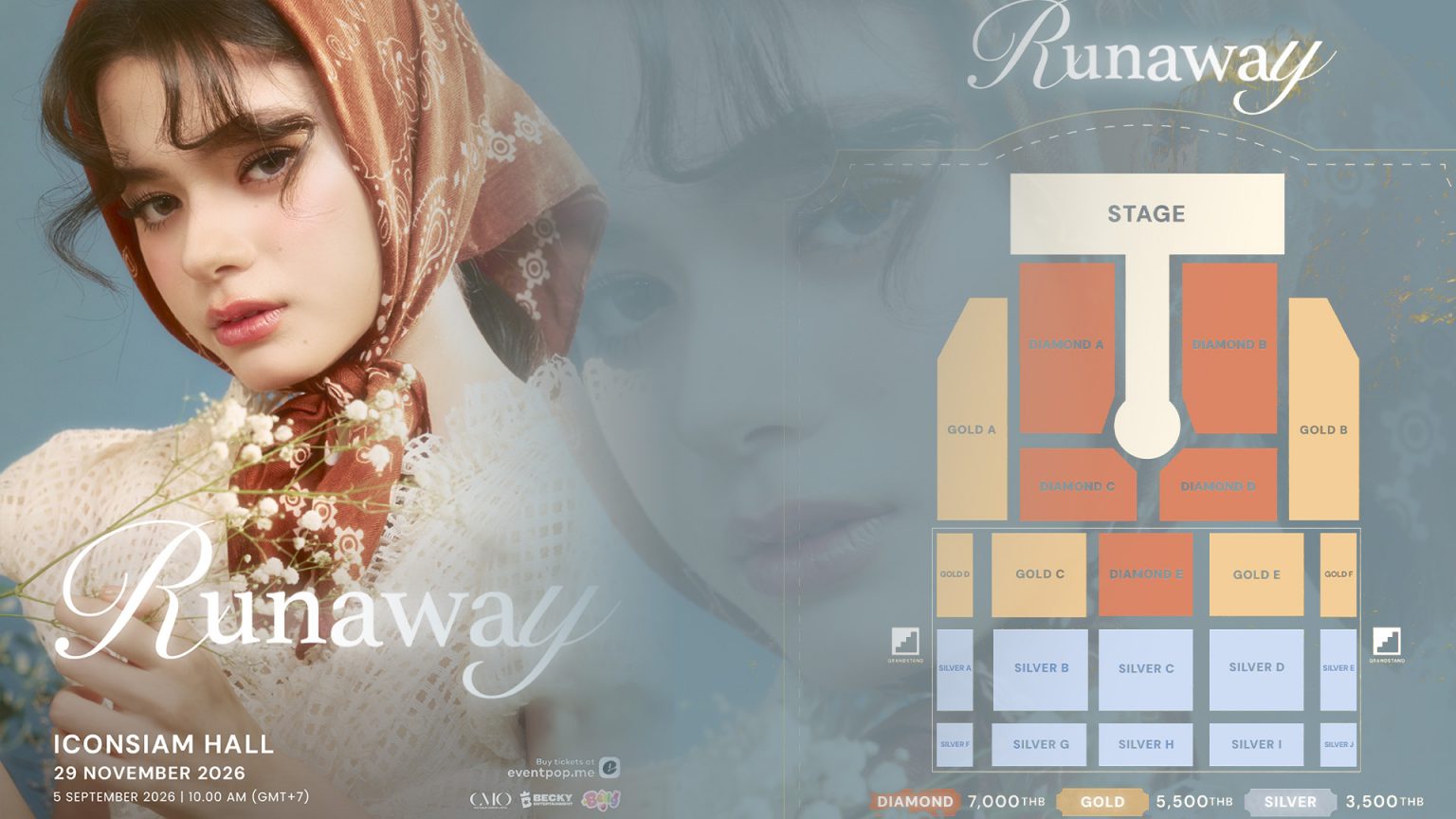 “เบ็คกี้ รีเบคก้า” ชวนทุกคนสัมผัสโมเมนต์แสนพิเศษใน “Runaway Concert 2026” 29 พ.ย. นี้