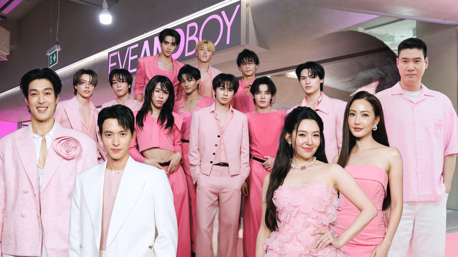 “เบลล่า-ลีน่า-หมิว-ดิว อริสรา-เจมส์ จิรายุ” ร่วมเปิดฉากแฟล็กชิฟสโตร์สุดอลังการ! “EVEANDBOY THE NEW UNDERGROUND”