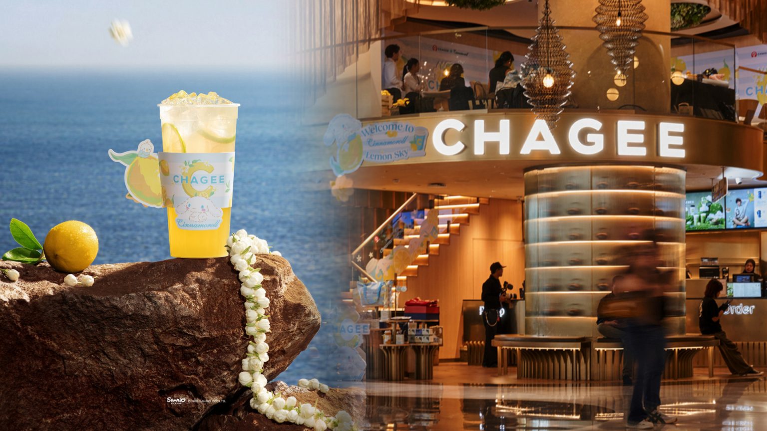เสิร์ฟความน่ารักแบบเต็มแก้ว! CHAGEE และ Cinnamoroll ชวนจิบ Lemon Tea เติมความสดชื่น